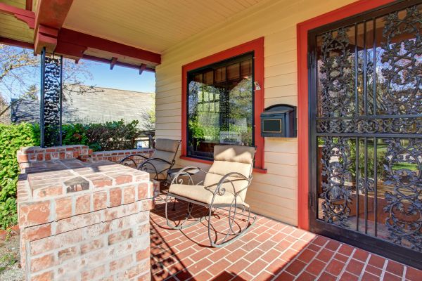 Brick Porch Construction